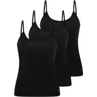 sloggi Unterhemd 3er Pack GO Sense (Spar-Set, 3-St) Spaghetti Top - Nahtlos - Spaghetti Top in modern-puristischem Design