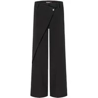 Cambio Stoffhose CAMBIO Hose ANAIS WRAP FRONT High Waist - Schwarz