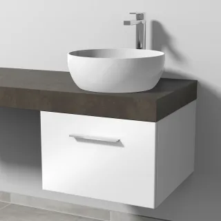 Sanipa Waschtischunterbau mit Auszug 2morrow (G2320) 340x500x520 Weiß-Glanz, G232078 G232078