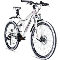 bergsteiger Mountainbike Phoenix 26 Zoll, geeignet ab 160 cm, Damen, Herren, 21 Gang Shimano Tourney RD-TY300 Schaltwerk, Kettenschaltung, Scheibenbremse, V-Brake