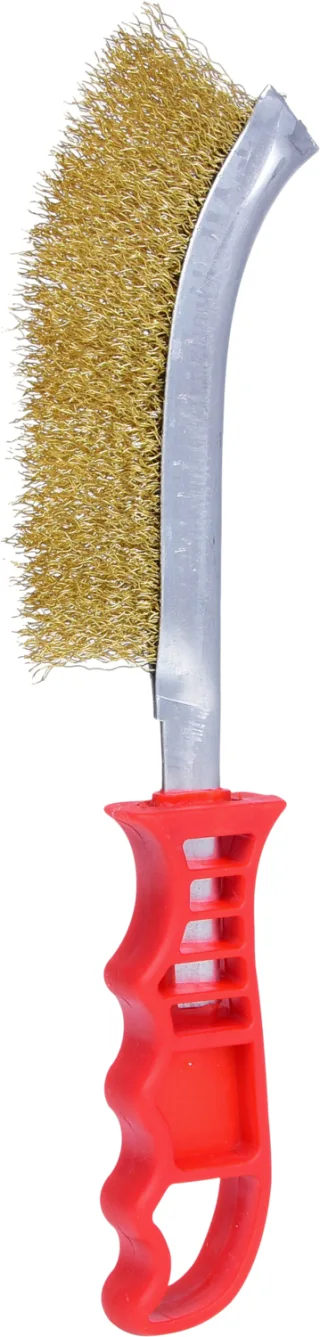 KS Tools Messingdraht-Allzweck-Drahtbürste, 250mm - 201.2302