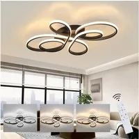 ZMH LED Deckenleuchte Wohnzimmerlampe Dimmbar Groß 100cm Wohnzimmer 90W Modern, LED fest integriert, 3000-6000k, mit Fernbedienung Design für Esszimmer Büro