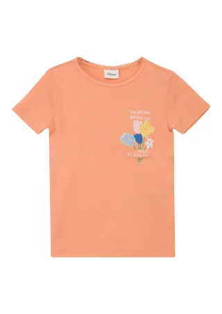 s.Oliver - T-Shirt orange - Gr. - 98