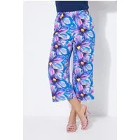 Angel of Style Funktionshose Hose weites gerades Bein Blüten-Muster