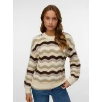 Vero Moda Strickpullover VMDOJA LS O-NECK PULLOVER BOO