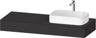 Duravit Qatego Konsole Graphit Supermatt 1400x550x170 mm - QA4804080800000 QA4804080800000