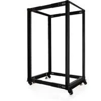 ES 19" Open Frame Serverrack , Rack, Server-Gehäuse schwarz, 25 Höheneinheiten