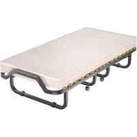 COSTWAY Gästebett klappbar, 90x200cm auf Rädern, mit Matratze, 120 kg