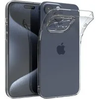 EAZY CASE Handyhülle für iPhone 15 / 15 Plus / 15 Pro / 15 Pro Max Case 6,7 Zoll, durchsichtige Hülle Ultra Dünn Silikon Backcover TPU Telefonhülle Klar
