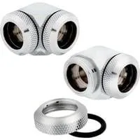Hydro X Series XF Hardline-90°-Armatur, AD 14 mm, Doppelpack, Verbindung chrom, 2 Stück