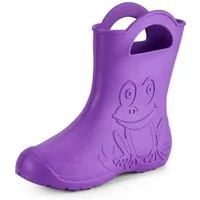Ladeheid EVA Regenschuhe für Frauen LA-CA-09 Gummistiefel Damen federleichte Gartenschuhe mit Griffen