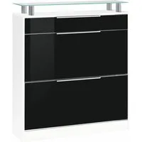 borchardt Möbel Schuhschrank Oliva Breite 89 cm, stehend, mit 2 Doppeltrommeln und 1 Schubkasten