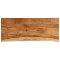vidaXL Tischplatte Tischplatte 100x40x2,5cm Rechteckig Massivholz Baumkante (1 St)