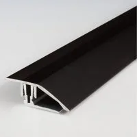 PROVISTON Anpassprofil Aluminium, 41 x 11 - 15 x 1000 mm, Bronze Dunkel, Anpassungsprofil (1-St)