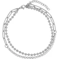 Adelia´s Fußkette Fußkettchen – aus Edelstahl, Ideal als Geschenk – dezent und elegant