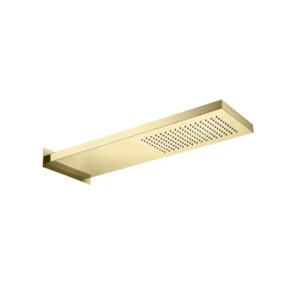 Herzbach LIVING SPA Wand-Regenbrause 537x165mm PVD Gold, 30.661700.1.03 30.661700.1.03