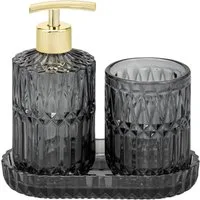 eluno Badaccessoire-Set BURANO 3tlg. Glas, 3 tlg.