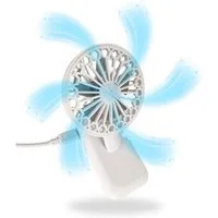 TronicXL Mini USB-Ventilator Mini Ventilator mit Clip Auto Sonnenblende Smartphone Laptop Klemme, ULTRA KOMPAKT Tisch Camping KFZ PKW LKW