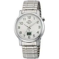 MASTER TIME Funkuhr Basic MTGA-10306-12M, Armbanduhr, Quarzuhr, Herrenuhr, Datum, Flexband, Zugband