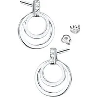 Limana Paar Ohrstecker kleine runde Ohrringe 925 Silber Gold vergoldet Frauen Damen Schmuck (inkl. Schmuckbox), für jeden Tag Geschenk Muttertag Weihnachten Ostern Geburtstag