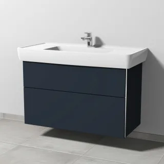Sanipa 3way Waschtischunterbau zu Laufen Pro A Waschtisch mit 2 Auszügen, Marine-Matt BP7591R