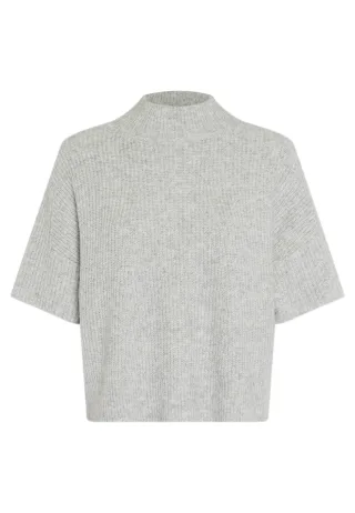 Marc Aurel - Pullover mit kurzem Arm light grey melange - Gr. - 40