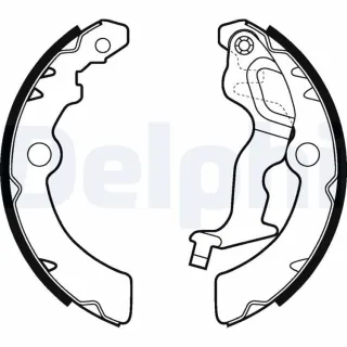 Delphi Bremsbacken hinten Nissan Pixo Suzuki Alto