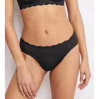 sloggi Slip ZERO Feel Bliss unsichtbar, mit Spitzenoptik, mit hohem Beinausschnitt