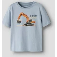 Name It Kurzarmshirt NMMVOTO SS NREG TOP Baumwolle, regular fit