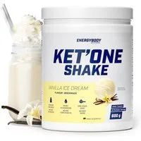 Energybody Systems KET'ONE Keto Shake mit MCT und Whey Protein Isolat Pulver, zuckerarm, für ketogene Ernährung