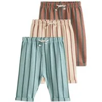 Next Jogginghose Baby Jogginghose mit weitem Bein, 3er-Pack (3-tlg)