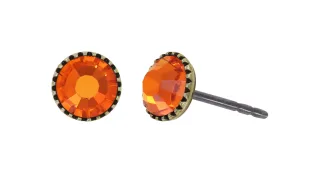 konplott - Ohrstecker - Black Jack orange