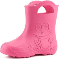Ladeheid Kinder EVA Regenstiefel für Mädchen und Jungen LA-CA-01 Gummistiefel Kinder federleicht viele Farben