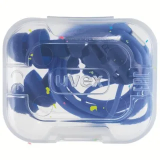 Uvex Mehrwegstöpsel xact-fit mit Kordel Größe S - 50 Paar blau S - 2224027