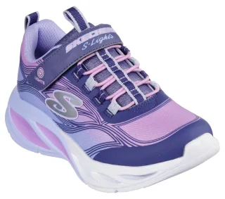 Skechers Sneaker "COSMIC GLOW LIGHTS" Klettschuh mit Glitzer, Größenschablone zum Download