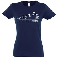 Youth Designz T-Shirt Freitag Wochenende Damen Shirt mit trendigem Frontprint