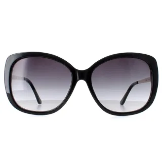 Calvin Klein CK22548S 001 glÃ¤nzend schwarz gold grau Verlauf Sonnenbrille