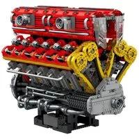 Reobrix Reobrix 33017 V12 Motor Klemmbaustein Modell 4719 Teile Spielbausteine
