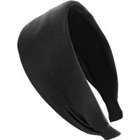 axy Haarreif Breiter Haarreif Damen Satin gepolstert, Breiter Damen Haarreifen aus Satin Stirnband Haarband
