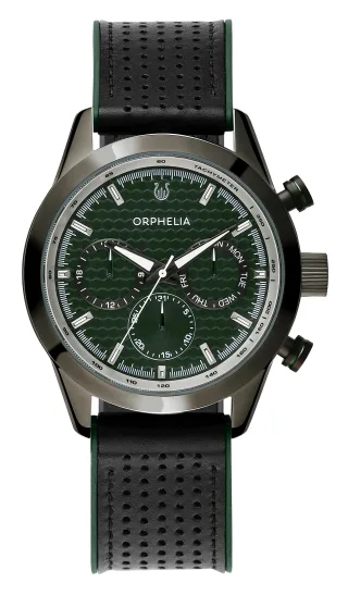 Orphelia Sandblast Herren-Armbanduhr, grün, OR71904