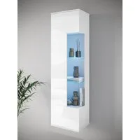 OTTO home Vitrine Kenia, stehend und hängend, Türanschlag wechselbar (1-St) Vitrineschrank mit Glastüren 160 cm Höhe