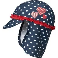 Playshoes Sonnenhut UV-Schutz Mütze Herzchen