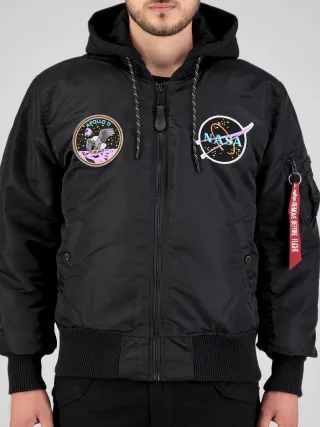 MA-1 VF Vintage Fit Hood Dark Side Bomber Jacket