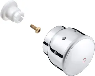 Hansgrohe Griff für Mondial Warmwasserseite weiss/gold optik, 15292490 15292490