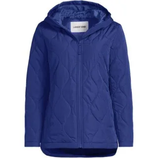 Isolierte Steppjacke FeatherFree für Damen, Damen, size: regular, Schwarz, Polyester, by Lands' End