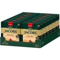 JACOBS Kaffee Löskaffee Typ Cafe Crema 12 x 20 Getränke Sticks, (Packung, 12er Pack)