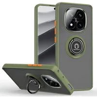 SmartUP Smartphone-Hülle für Xiaomi Redmi Note 14 Pro Plus 5G Schutz Ringhalter Slim Case Cover 6,67 Zoll, integrierter Ringhalter, Standfunktion