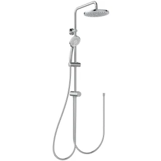 Ideal Standard Duschsystem Ceratwist T20 ohne Armatur 3-fach-Handbrause und runde Kopfbrause Chrom,  BD972AA