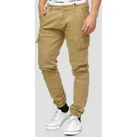 Indicode Cargohose Herren August Cargo Hose Herrenhose mit 6 Taschen