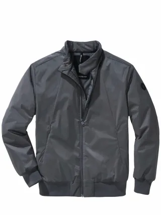 Mey & Edlich Herren Thermomischer-Jacke Grau Obermaterial: 94 % Polyester, 6 % Elasthan (davon 60 % recycelt)
